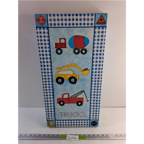 Truck Wall Art Print 24" x 12"