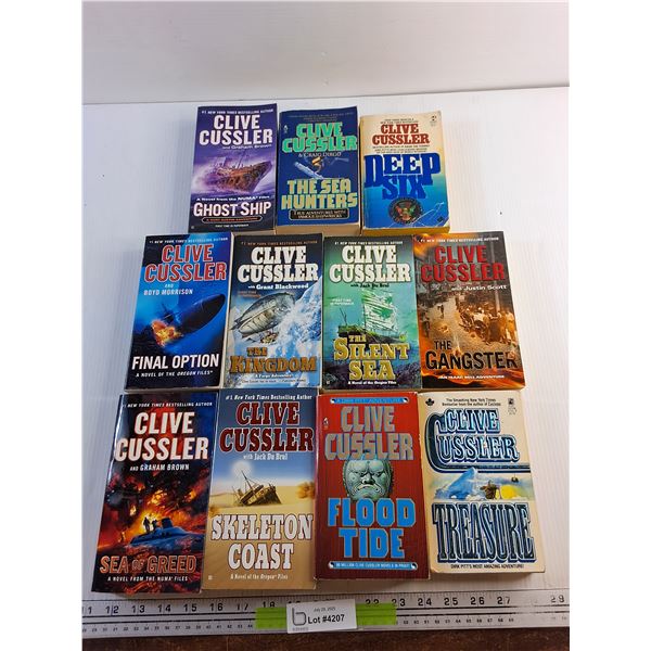 Various Books by Clive Cussler - Ghost Ship, The Kingdom and The Silent Sea