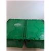 Image 2 : (2) Plastic Storage Bins - 22x15x12" - Pickup Only