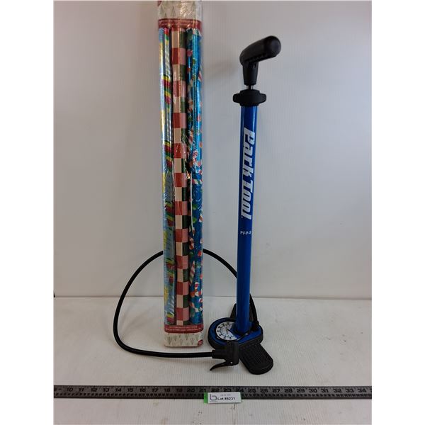 Park Tool Manual Air Pump, 3-Roll Gift Wrap - Sealed  -  PICK UP