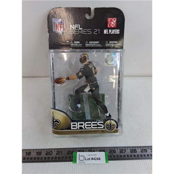 Drew Brees of NFL New Orleans Saints McFarlane Figure - NIB