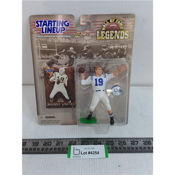 Johnny Unitas of NFL Baltimore Colts "Starting Lineup" Figure - NIB