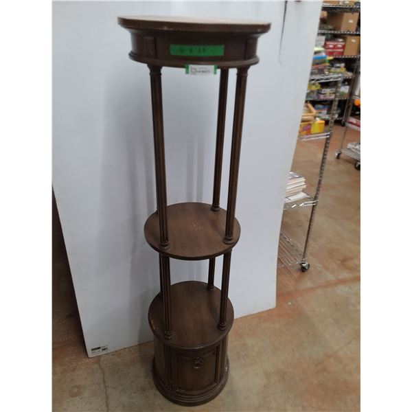 * Vintage 2-Shelf Round Cabinet - PICK UP