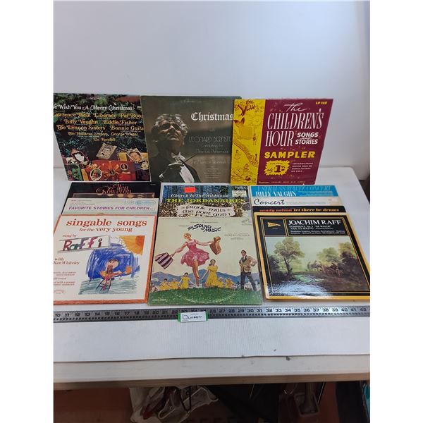 (13) Records (Sound of Music, Billy Vaughn, Favorite Stories for Children)