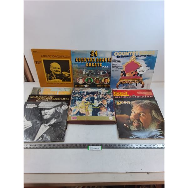 (10) Records (Festival of Light - Box Set, Kenny Rogers, Don Messer)