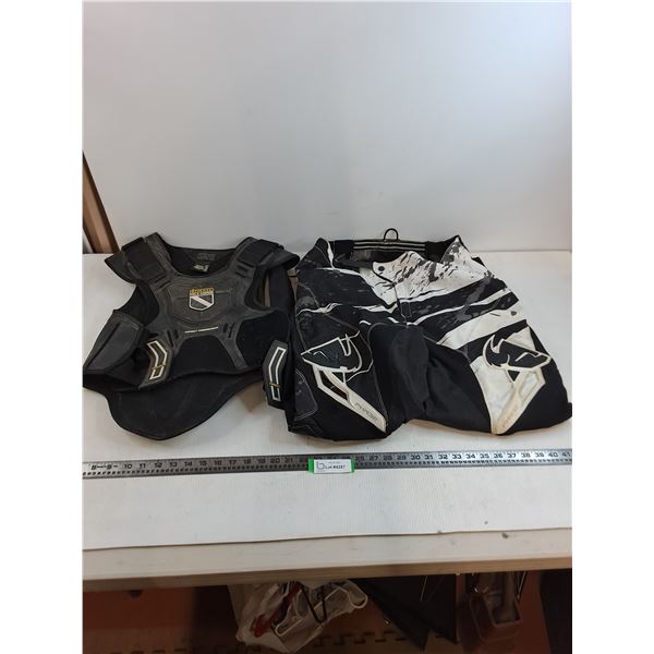 Motocross Gear - Icon Field Armor Vest Size Regular, Thor Pants Size 38