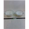 Image 1 : Set of 2 Pyrex Bowls with Lids - 9" & 7.5" Dia