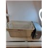 Image 1 : (2) Plastic Storage Bins - Largest 31x19x14" - Pickup Only