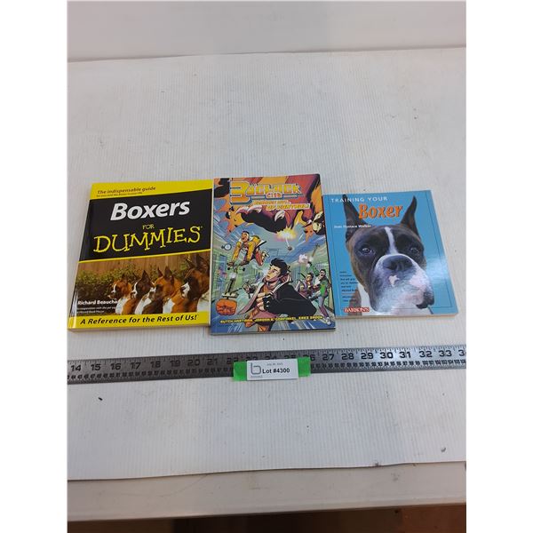 (3) Books (Boxer Dogs, 3 O'Clock Club)
