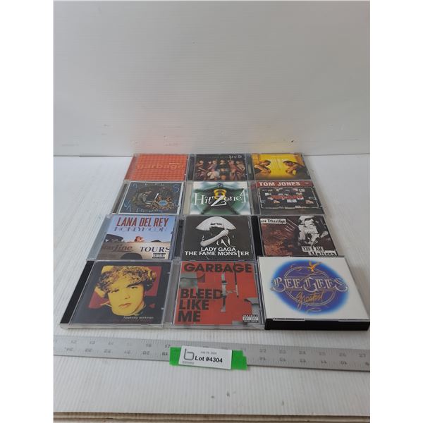 (12) CDs-Garbage, Lana Del Rey, Lady Gaga