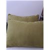 Image 2 : (2) Green Pillows & (2) Black Mats- 51" x 24"