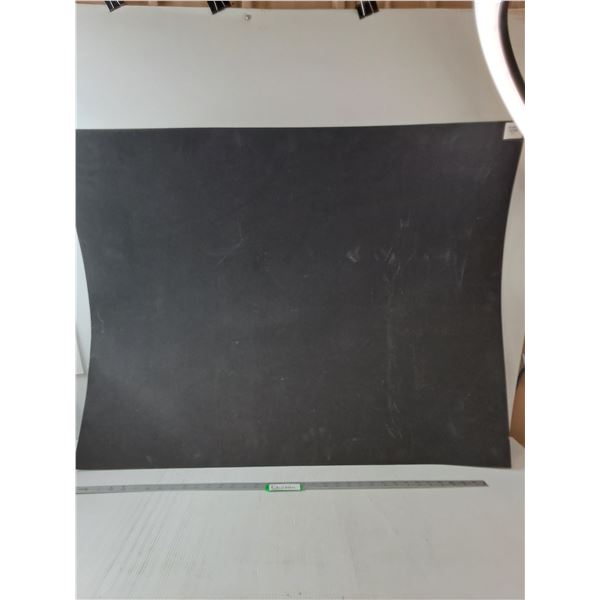 Black Sheet Of Cardboard 39.5" x  31"