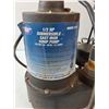 Image 4 : ⅓HP Submersible Cast Iron Sump  Pump- As Is, Cannot Ship