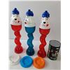 Image 3 : (3) Slush Puppie Cups, Canned Dog Food, Flashlight, (3) Lids