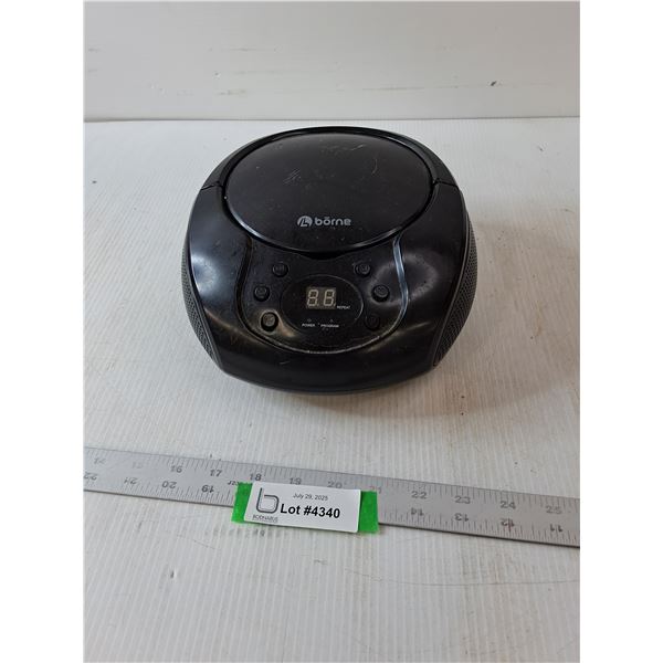 Borne CD Player- Comes As Is