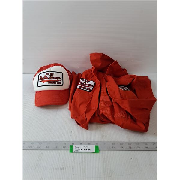 Balls Deep Baseball Team Hat & Shirt- Size M