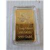Image 4 : 1 Troy Ounce Gold Bar Canadian Leaf On It- Cannot Authenticate