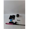 Image 7 : Lenovo Tablet, Dialn Phone, Pink Baton, Digital Charger, Glass Pipe, Empty Tin Can, USB Stick- As Is