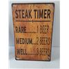 Image 4 : Steak Timer Sign & No Parking Sign- 8" x 12"