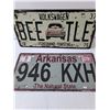 Image 3 : Volkswagen & Arkansas License Plates- 12" x 6"