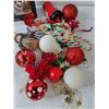 Image 3 : Christmas Ornaments & Lights- As Is