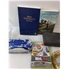 Image 4 : Xbox Games, Plaster Figurine, Unyielding Hope Book Blue & White Glass Container, Glass Candy Dish, T