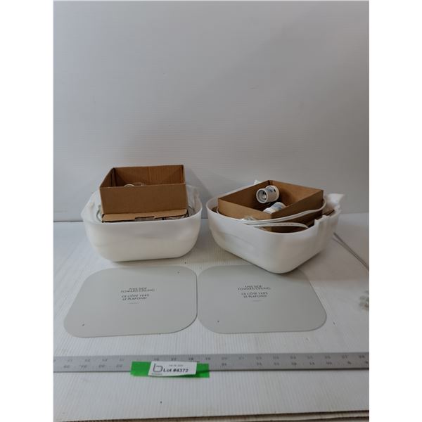 (2) Lights- 10" x 4.5"- As Is