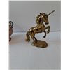 Image 2 : Brass Unicorn & Bowl Decorations