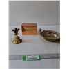 Image 1 : Recipes Box, Bell & Brass Bowl With Duck Handles