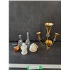 Image 1 : (5) Bells & Candle Holder