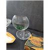 Image 6 : Clear Glass Oval Shaped Decor, (2) Glass Bowls, Oval Shaped Dish & Cake Decorating Supplies
