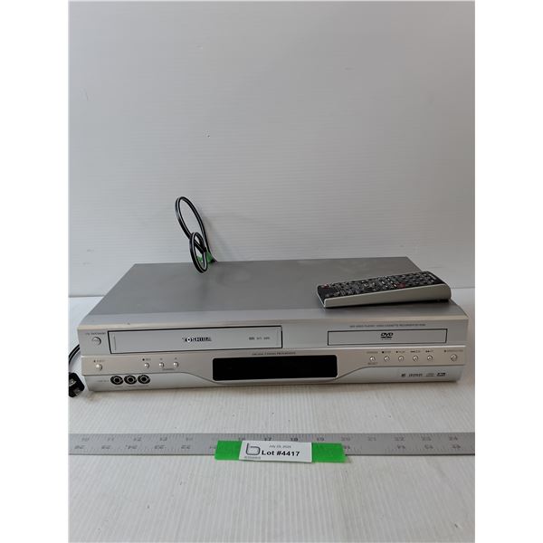 Toshiba DVD/VCR- 17" x 3.5" x 8.5"- Tested