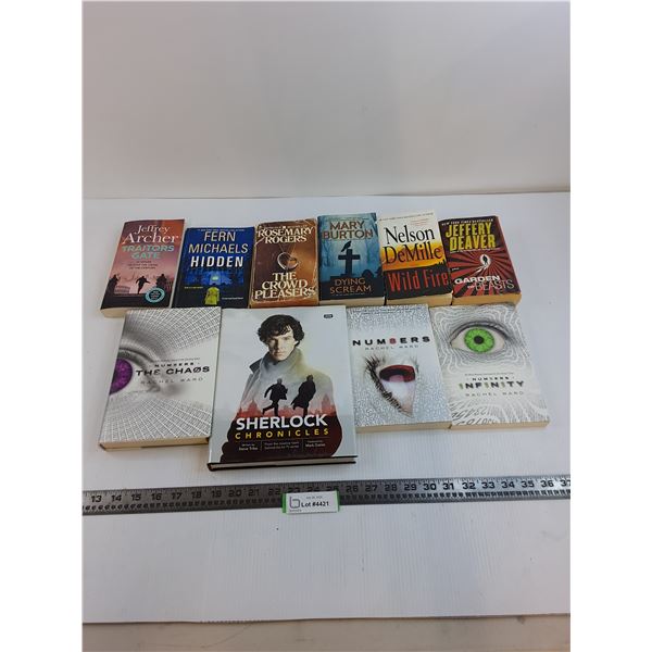 (10) Books (Sherlock Chronicles, The Chaos, Traitors Gate)