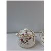 Image 2 : Minton Ancestral Bone China -  Sugar Bowl, Creamer, Tea Pot