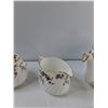 Image 3 : Minton Ancestral Bone China -  Sugar Bowl, Creamer, Tea Pot