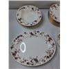 Image 2 : Minton Ancestral Bone China -  Square Cake Plate, Serving Plate, (4) Bowls, (20) Plates