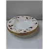 Image 4 : Minton Ancestral Bone China -  Square Cake Plate, Serving Plate, (4) Bowls, (20) Plates