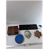 Image 1 : Wooden Box, CD Case, Keyboard, Misc - As Is