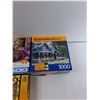 Image 3 : (3) Puzzles- (2) 500 Piece Puzzles, 1000 Piece Puzzle - As Is