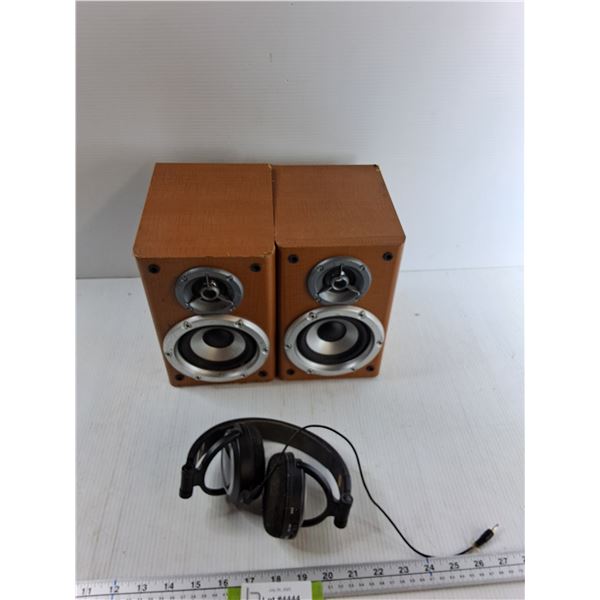 JVC Speaker System, Headphones - As Is