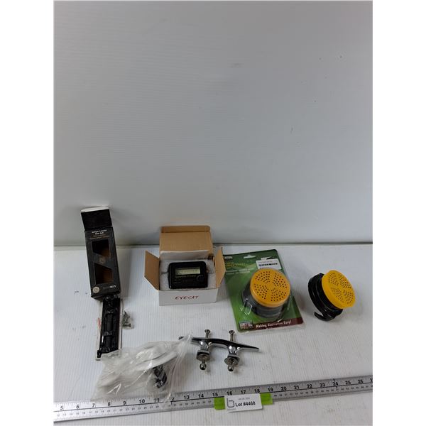 Assorted - (2) Vented Waste Valves, Satellite Finder,Slide Bolt, Misc