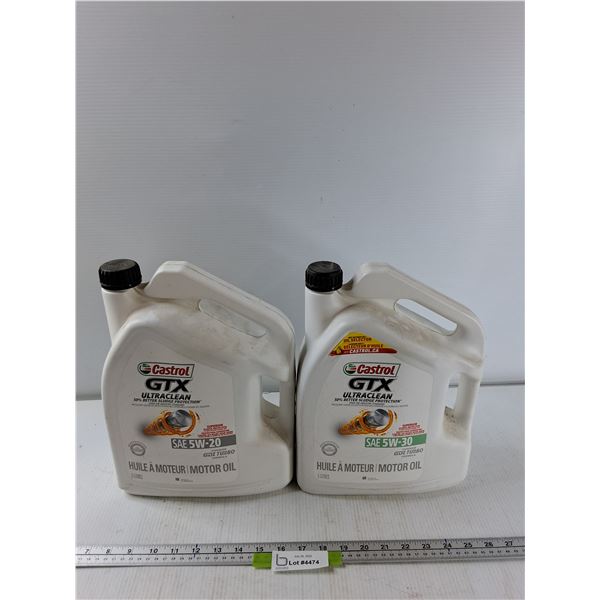 (2) Castrol GTX Ultraclean SAE 5W-20 - As Is CANNOT SHIP