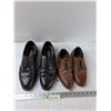 Image 1 : (2) Shoes - Black Dress Shoes - 10 1/2, Brown Dress Shoes Size 4
