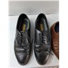 Image 2 : (2) Shoes - Black Dress Shoes - 10 1/2, Brown Dress Shoes Size 4