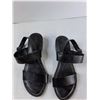 Image 4 : (2) Shoes - Sandals Approx. Size 8, Wedges Size 8 1/2