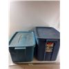 Image 1 : *(2) Rubbermaid Containers - 68 Litre 24'' x 16'' x 16 1/2'', 24'' x 15 1/2'' x 12'' - CANNOT SHIP