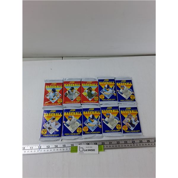 (10) 1992 Series 1 Major League Baseball Cards
