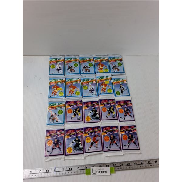 (20) Hockey Cards - (11) 1991 Series 2 Hockey Cards, (9) NHL Hockey Cards