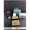Image 1 : Sharp Printing Calculator- Tested, Vintage Lunch Box, Horse Club Hat and Card File
