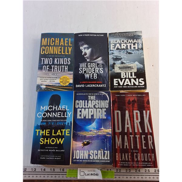 (6) Books - John Scalzi, Bill Evans and Michael Connelly